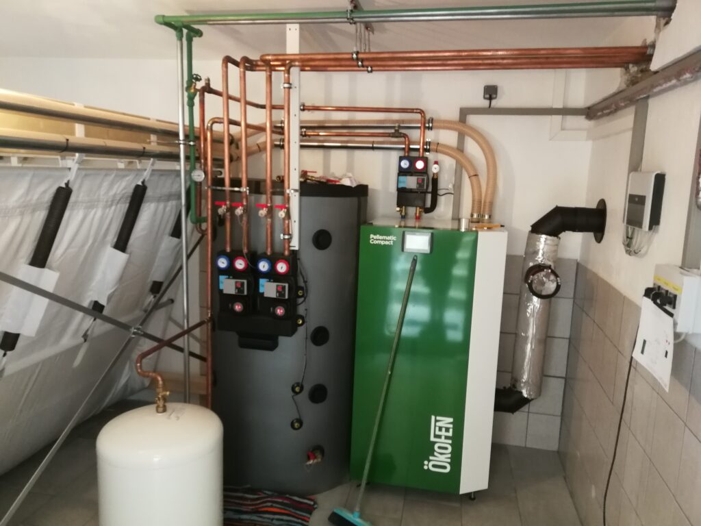 Ökofen Pelletskessel, Altenberg, SOLARier