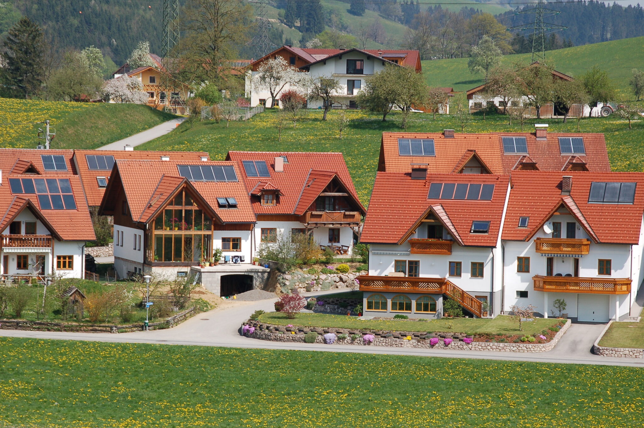 Lehnersiedlung, Großraming, SOLARier, Thermische Solaranlage
