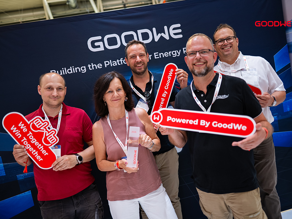 Wir SOLARier haben den Goodwe award 2026 bekommen!